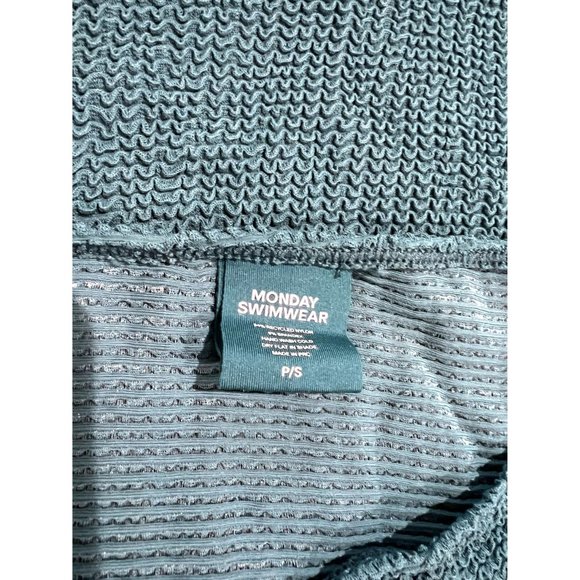 NWOT MONDAY Swimwear Cayman Skirt in Blue - Picture 4 of 4